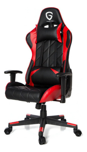 Silla Gamer Esports Sillon Butaca Pro Reclinable Oficina Color Rojo