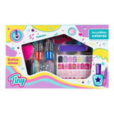 Set De Uñas Decoradas Nenas Poppi Babymovil S22502