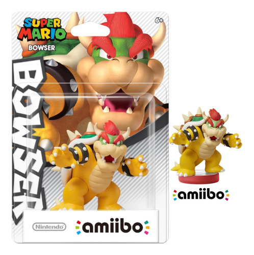 Nintendo Amiibo Super Mario Bowser Original Nintendo Novo