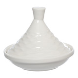 Saleiro De Porcelana Branco 200ml Marrocos 13cm