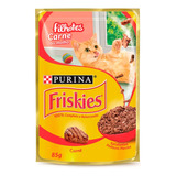 Friskies Sachês Para Gatos Filhotes Sabor Carne 85g