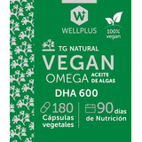 Vegan Omega3 | Dha 600 (aceite De Microalgas) 180 Caps.