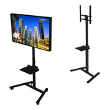 Suporte Tv Pedestal 32 A 70 Com Rodízio Suportaço