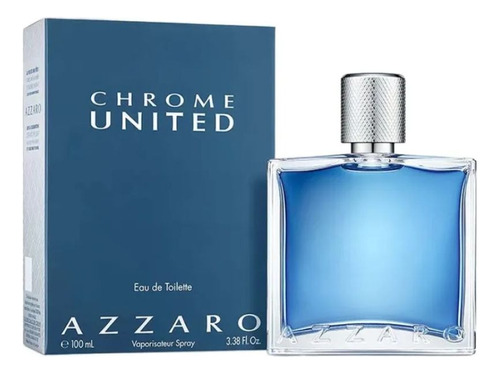 Perfume Azzaro Chrome United 100ml - Sem Celofane Volume Da Unidade 100 Ml