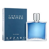 Perfume Azzaro Chrome United 100ml - Sem Celofane Volume Da Unidade 100 Ml