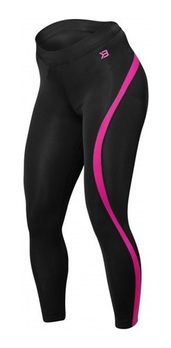 Better Bodies Calza Leggins Gimnasio Mujer Curve Black Pink