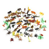Set De 36 Juguetes Realistas De Dinosaurios E Insectos Para