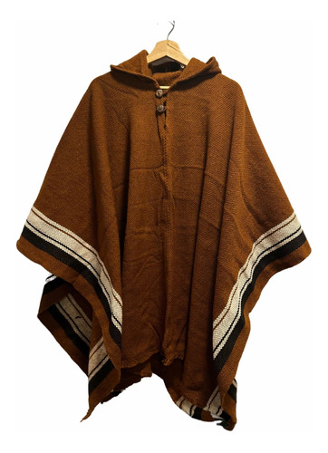 Poncho Artesanal De Huaso Lana De Oveja #89 Envío Rápido