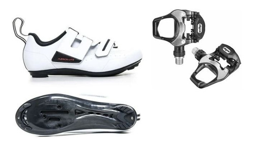 Sapatilha Ciclismo Bike Triathlon Absolute Triton C/ Pedal