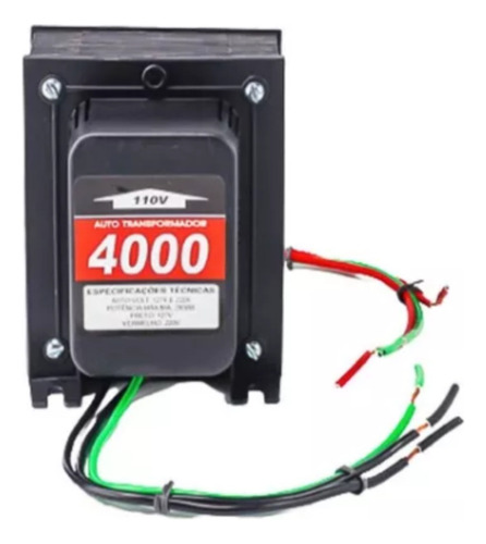 Auto Transformador 4000va - 2800w - 110/220v - Kitec