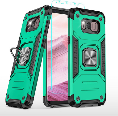 Funda Para Galaxy S8 Plus Reforzada Con Anillo