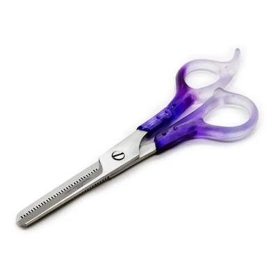 Tijera Entresacar Lobo Profesional Acero Inoxidable 6.5'' Morado | MercadoLibre