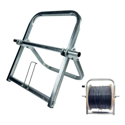 Soporte De Cable Para 40cm Carrete Fibra Optica Dolly 80kg | Envío gratis