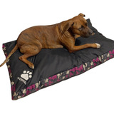 Colchon Cama Perros Grandes Antidesgarro Camuflado +cotitas