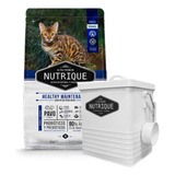 Nutrique Cat Adult Healthy Maintenance 2kg + Tacho De Regalo