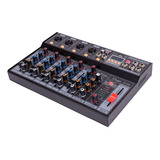 Consola Mixer Parquer Kt-p6 6 Canales Musicapilar