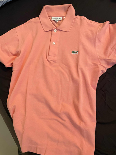 Playera Lacoste Original Color Coral Chica (s)