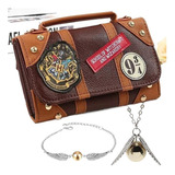 Bolsos Hogwarts Bolsa Mágica De Harry Potter Con Collar Y Pu