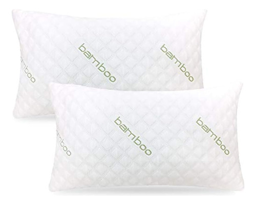 Ik Bamboo Pillow (paquete De 2) - Almohadas Premium Para Dor