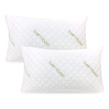 Ik Bamboo Pillow (paquete De 2) - Almohadas Premium Para Dor