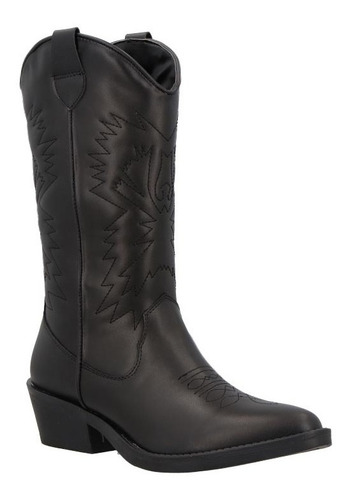 Bota Vaquera Dama 301 Tacon Bajo Rodeo Cowboy Country