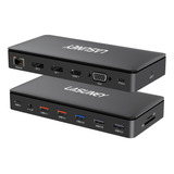 Usb C Laptop Docking Station, 15 1 Adaptador Multipuert...