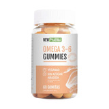 Omega 3-6 Gummies / 60 Gomitas / Newpharma 