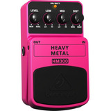 Behringer Hm-300 Heavy Metal Pedal Guitarra Color Rosa