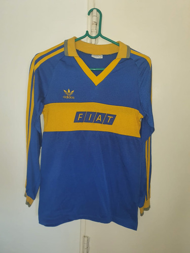 Camiseta Boca Juniors adidas Fiat 1991 Talle 03 Niño Dama