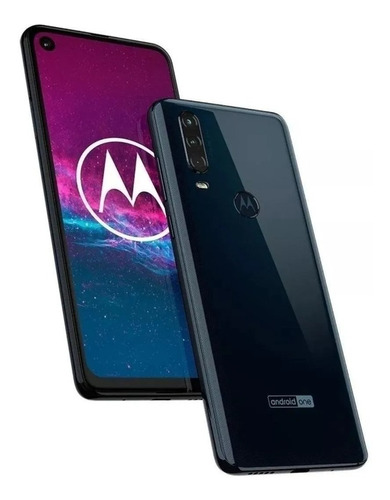 Motorola One Action Dual Sim 128 Gb Aqua Teal  Muito Bom