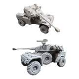 Tanque Argentino Aml Panhard Escala 1/35 Color Blanco