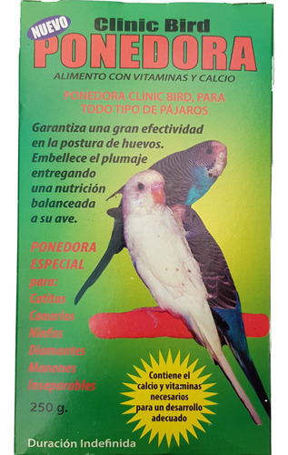 Alimento Clinic Bird Ponedora 250g