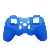 Funda Silicon Compatible Con Control Ps3 Azul