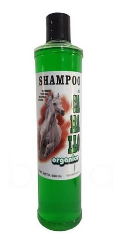 Shampoo De Caballo Orgánico Con Biotina Y Áloe Vera 600 Ml.