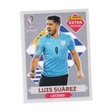 Figurinha Legend Luis Suárez Prata Panini Copa Do Mundo 2022