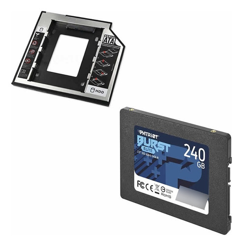 Disco Solido Ssd Patriot 240gb + Caddy