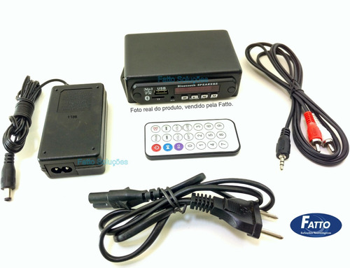 Montado Decoder Leitor Mp3 Usb Caixa Ativa Bluetooth C5