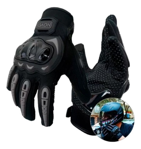 Guantes Con Protecciones Antiderrapantes Para Motociclista