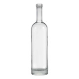 Botella De Vidrio Platinum 750 Ml/corcho, 6 Pz Mezcal
