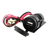 Cargador 12,24 V, Usb X 1 12v Toma Embutir,agarre Enchufe Auto,moto,nautica