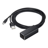 . Fire Tv Stick Micro Usb A Rj45 Ethernet Adaptador Con .