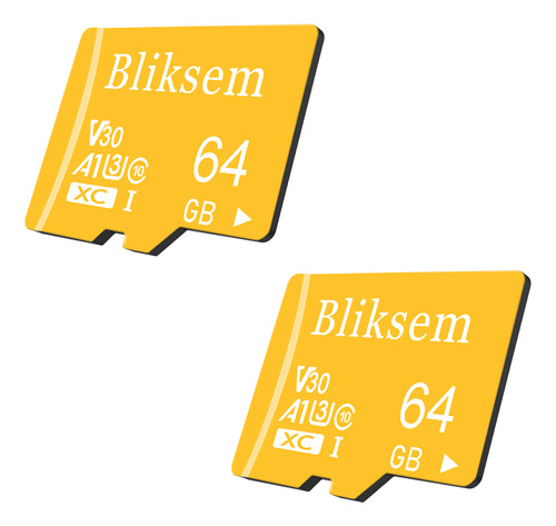 Paquete De 2 Tarjetas De Memoria Micro Sd Bliksem, Clase U3