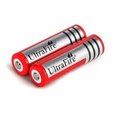 2 Pilas Baterias Litio Recargables 3.7v 18650 3000mah