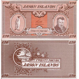 Jason Islands (malvinas) - Fn. 74 - 20 £ - Pinguino Real 