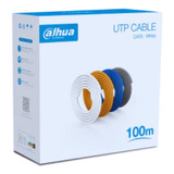 Cable Cat6 Utp Dahua 100m P/cctv Dh-pfm920i-6un-c100 Blanco 