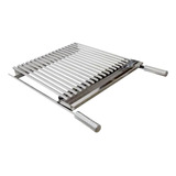 Grelha Argentina  Churrasco Parrilha 60x50 Cm - Inox 304