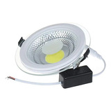 Foco Led Plafon Embutido Redondo 7w 6500k Luz Frio