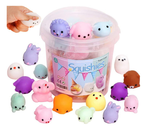 36 Escuichi Squishy Barato Kawaii Antiestres Mochi Juguete