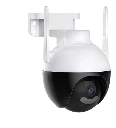 Câmera De Segurança Wi-fi Smart Camera A18-2mp Com Resolução De Visão Nocturna Incluída Branca