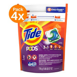 Tide Detergente Capsulas Pods Sm 31 Ct Pack 4 Unidades